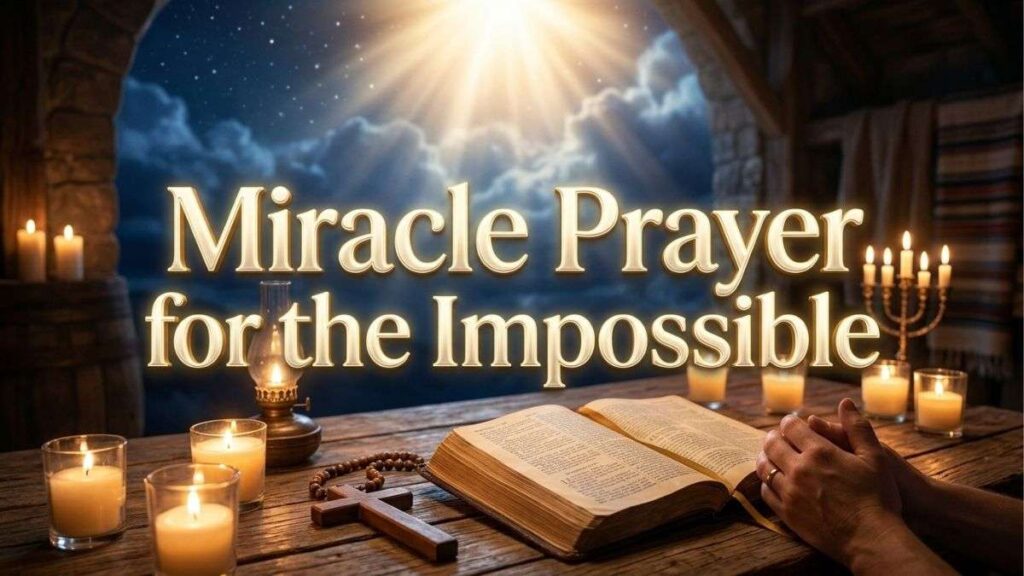 miracle prayer for the impossible​