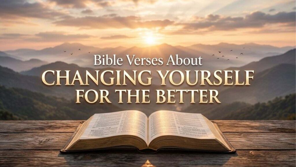 Bible Verses About Changing Yourself for the Better