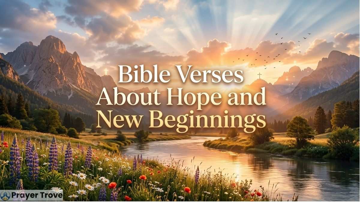 Bible verses about hope and new beginnings