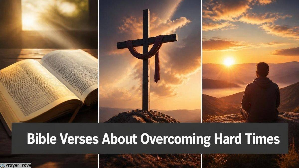 Bible verses about overcoming hard times with faith and hope