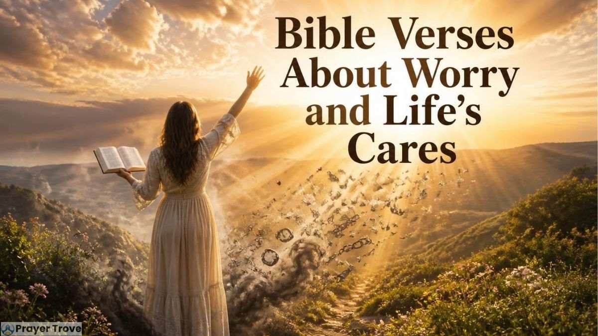 Woman holding Bible and trusting God