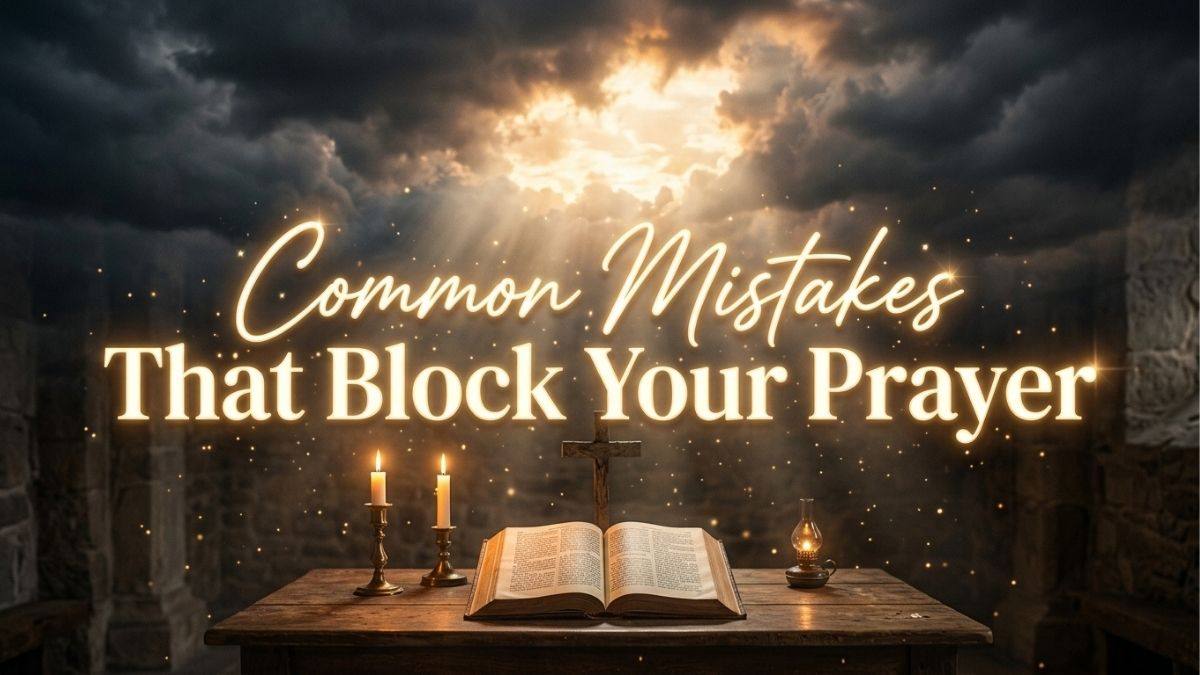 Prayer mistakes Bible candle scene