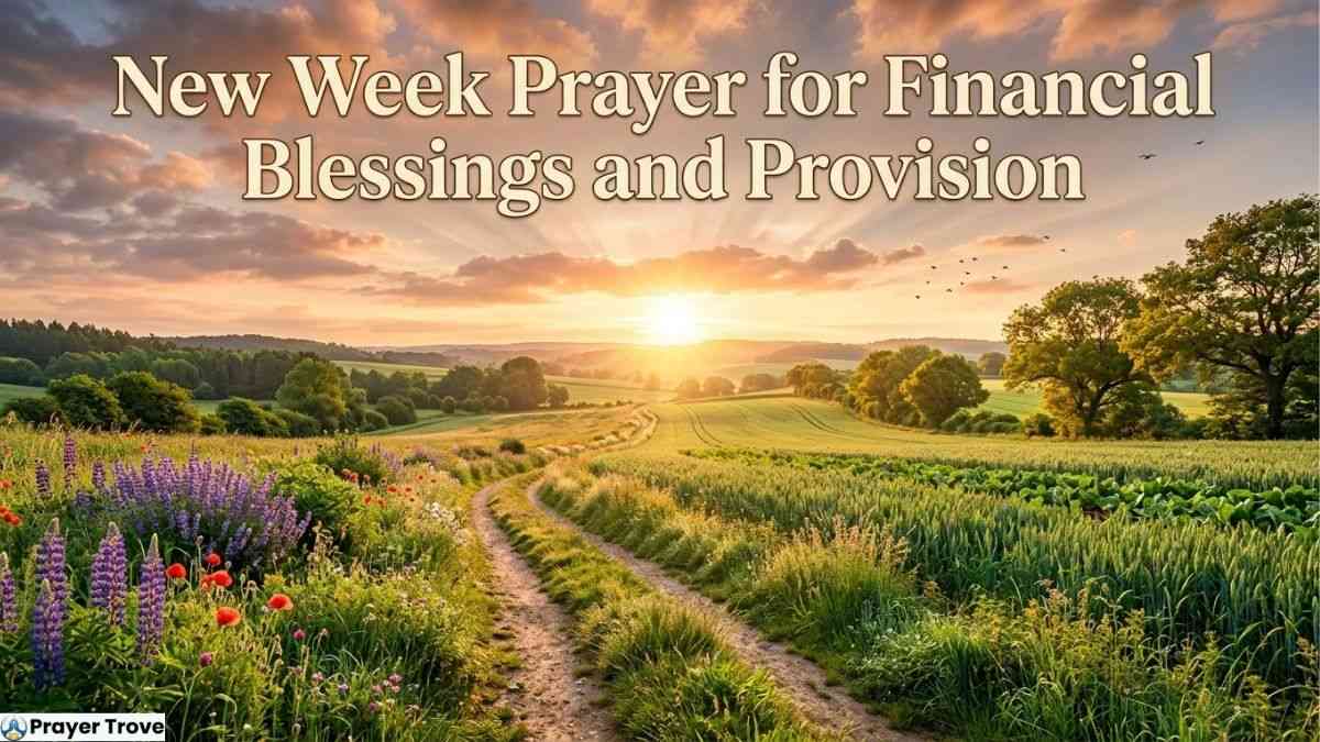 Financial Blessings Prayer Sunrise