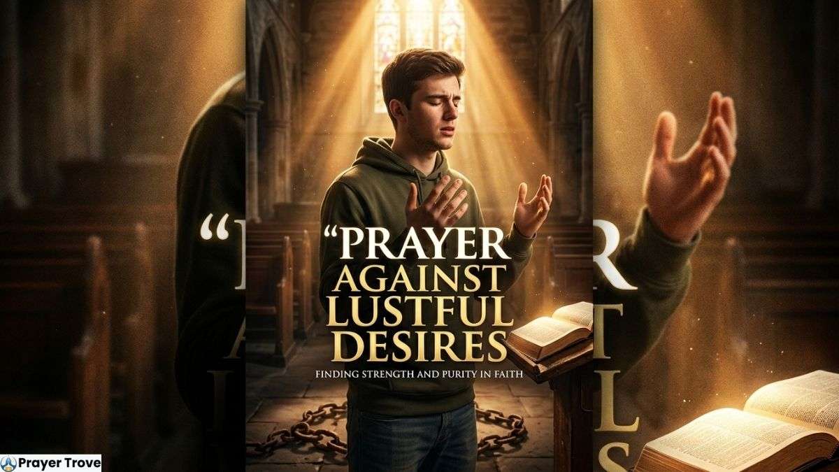 Man Praying Against Temptation