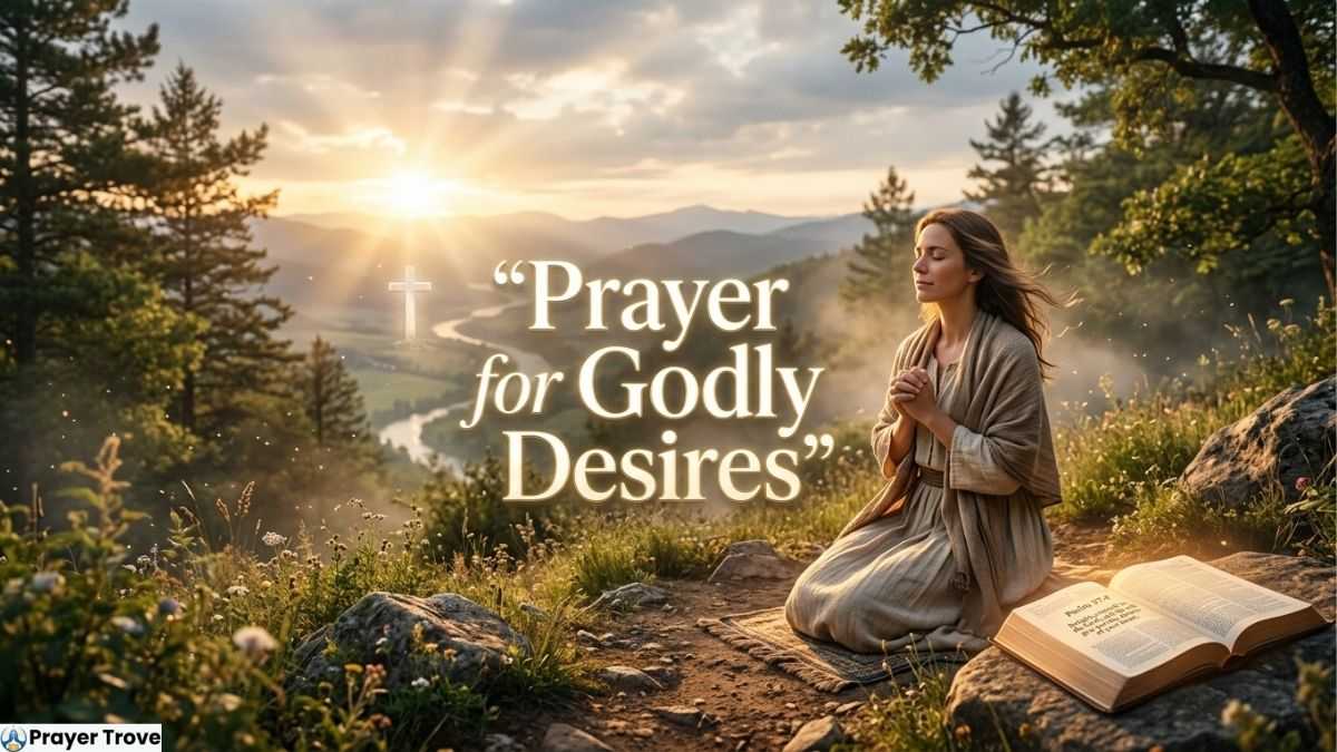 Prayer for godly desires in nature