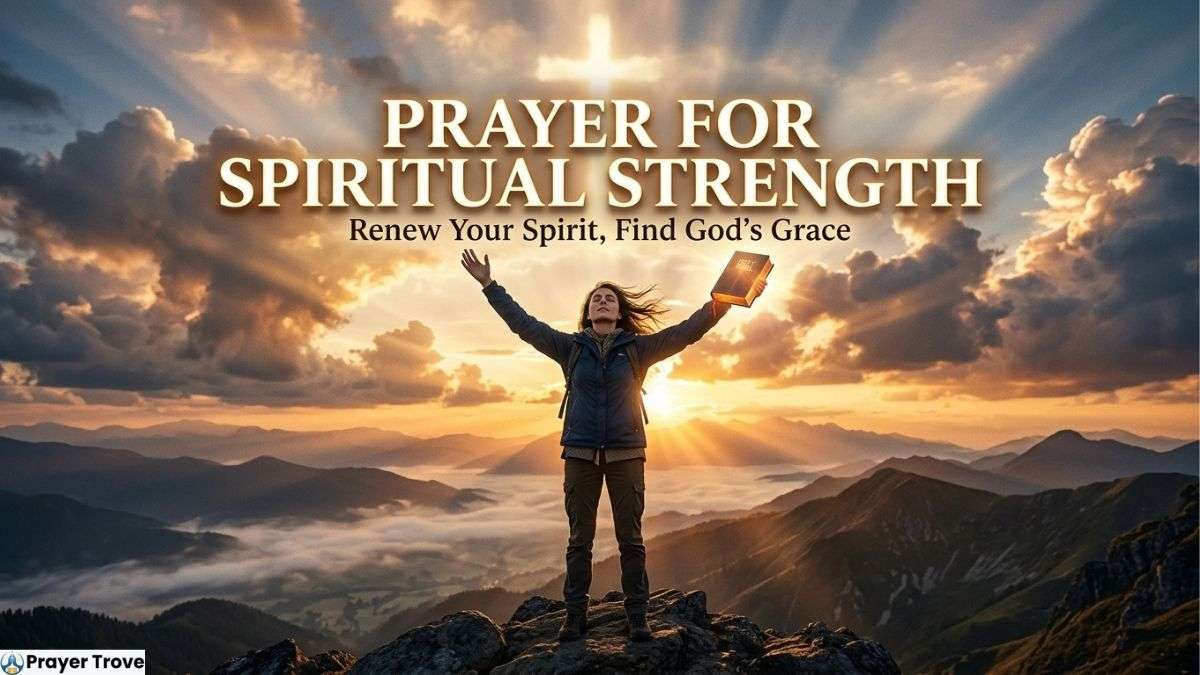 Prayer for spiritual strength at sunrise