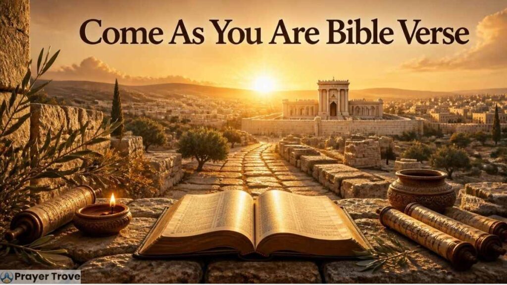 Come As You Are Bible Verse
