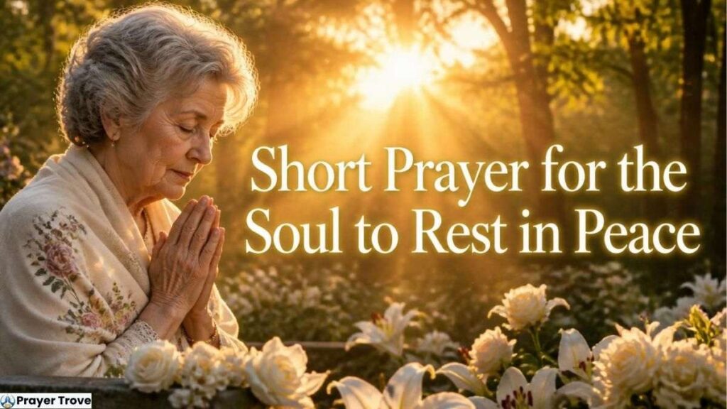Short Prayer for the Soul to Rest in Peace