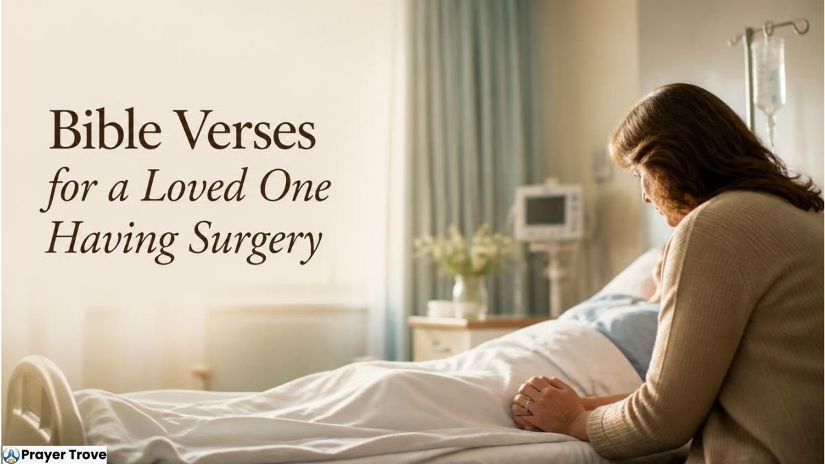 Bible verses for a loved one having surgery