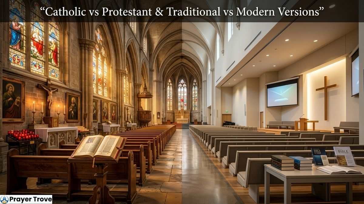 Catholic and Protestant Church Interior