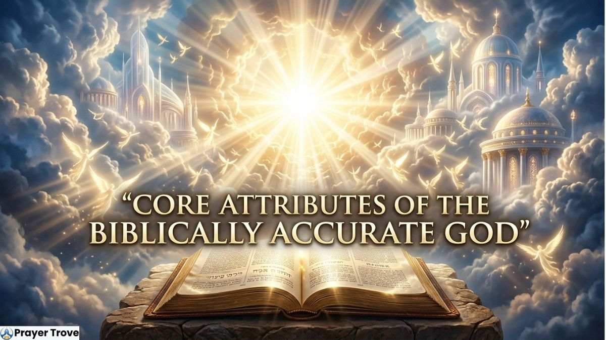 Open Bible with heavenly divine light