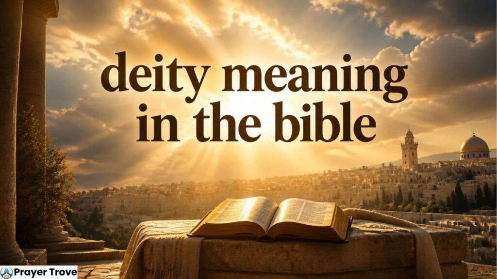 deity meaning in the bible​