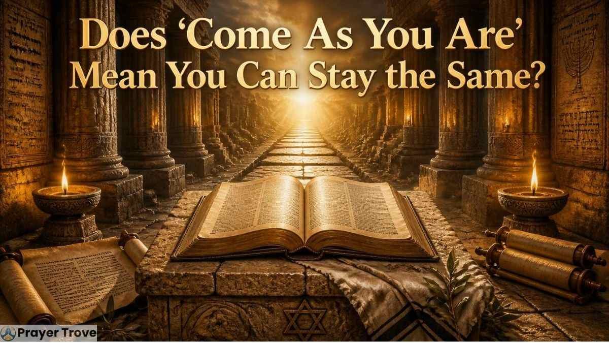 Open Bible asking if you can stay the same