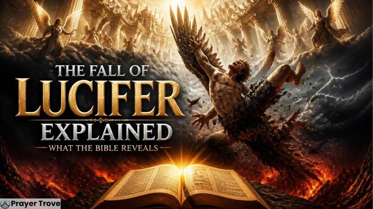 The Fall of Lucifer Bible Illustration