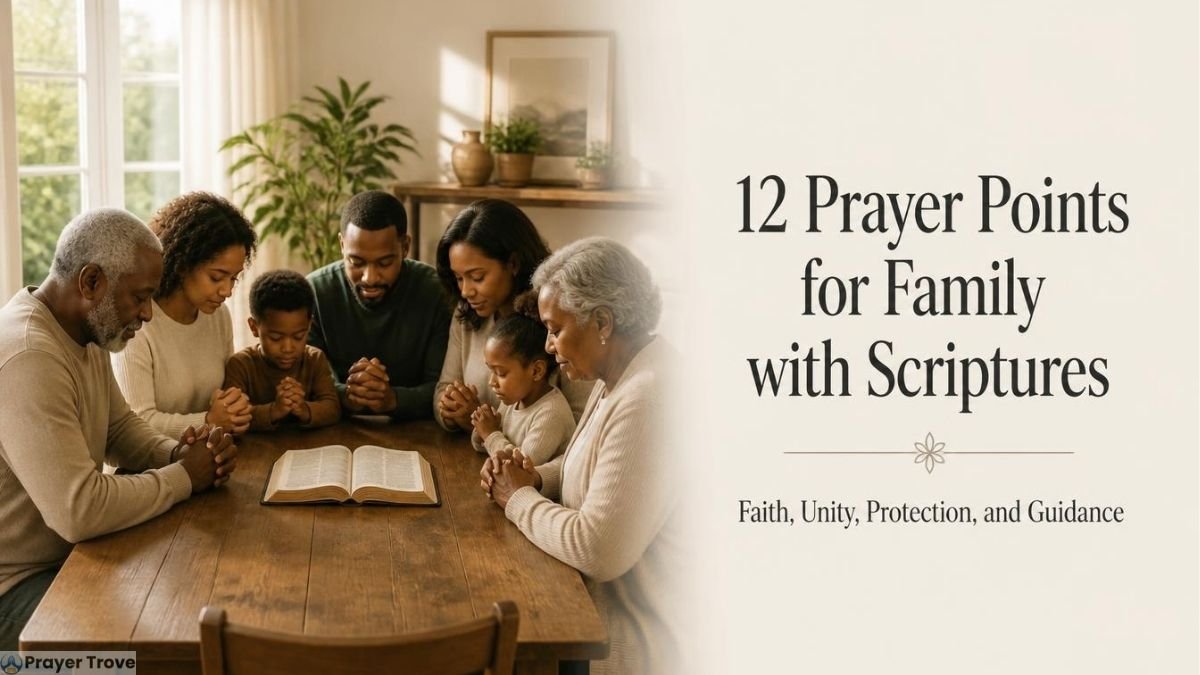 Family Prayer Points with Scriptures