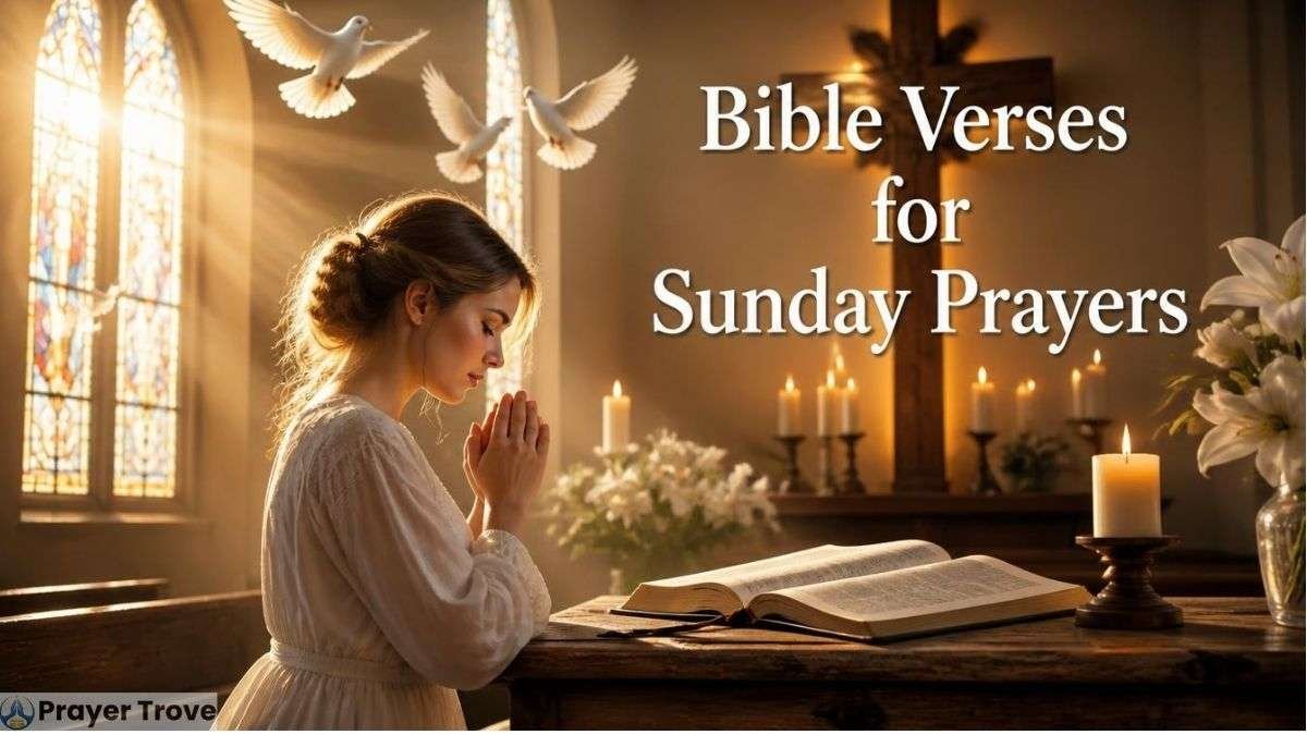 Bible verses for Sunday prayers in church