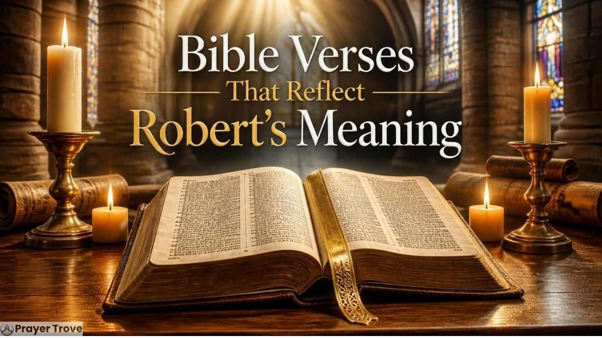 Bible verses reflecting Robert's meaning