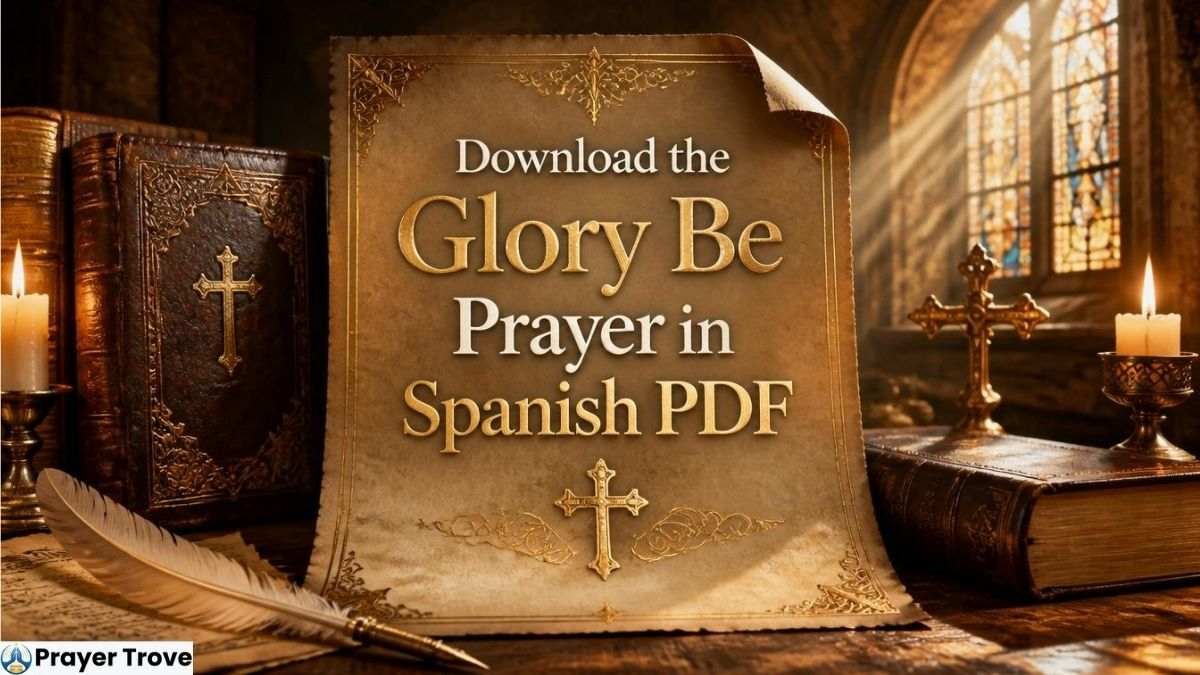 Download Glory Be Prayer in Spanish PDF