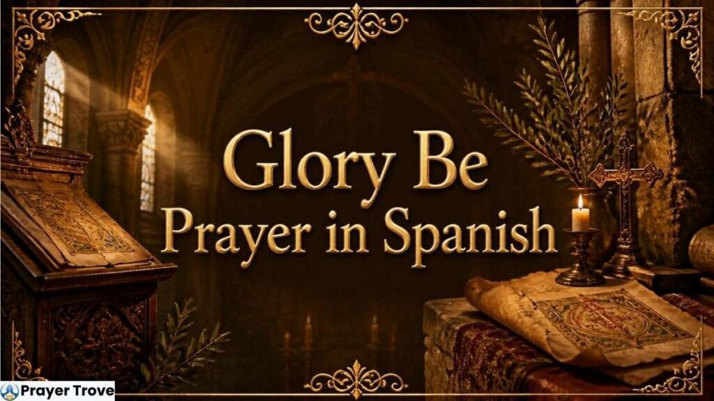 Glory Be Prayer in Spanish