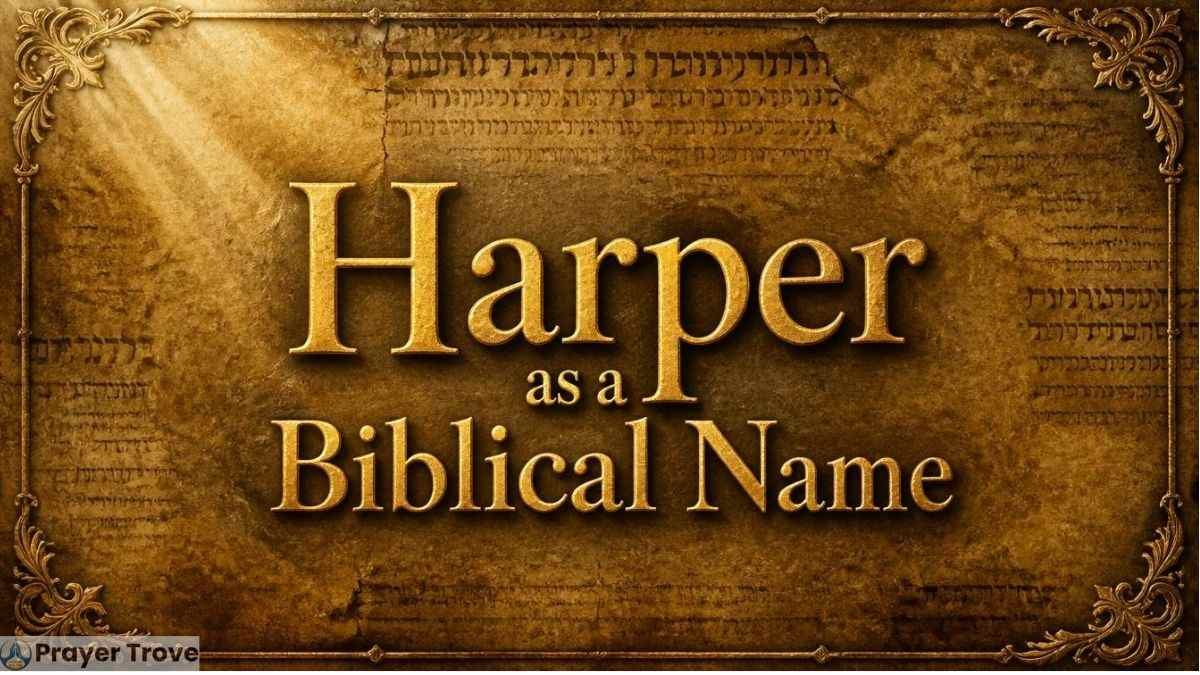 Harper as a biblical name illustration