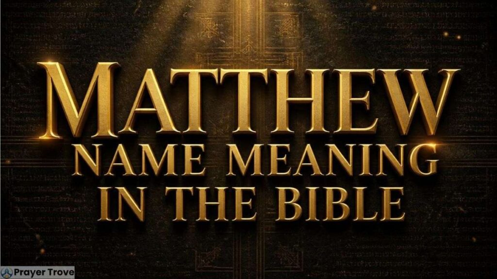 Matthew Name Meaning in the Bible