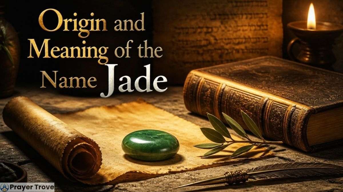 Jade stone with ancient Bible scroll