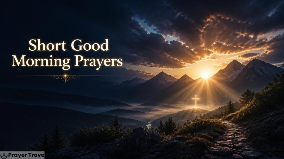 Short Good Morning Prayers at sunrise