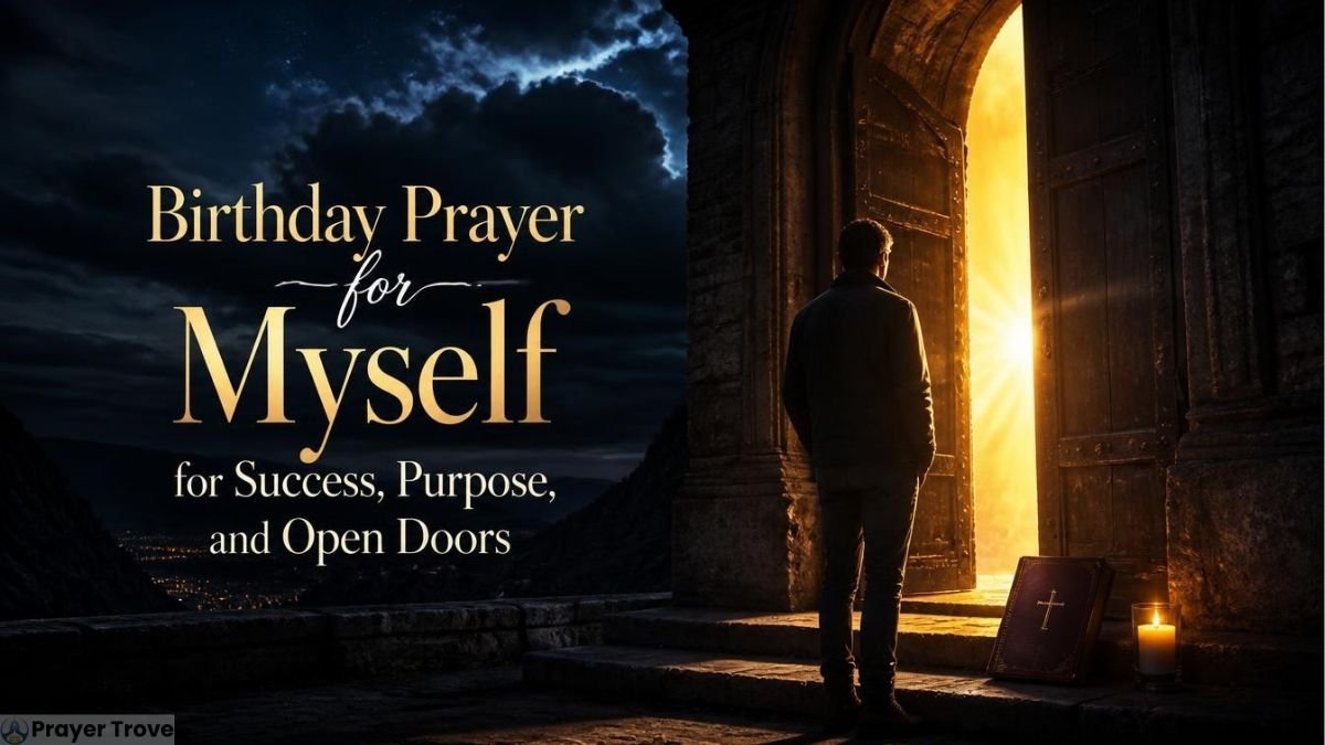 Birthday prayer for myself