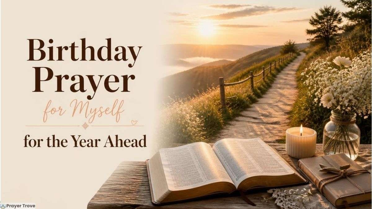 Birthday prayer for the year ahead