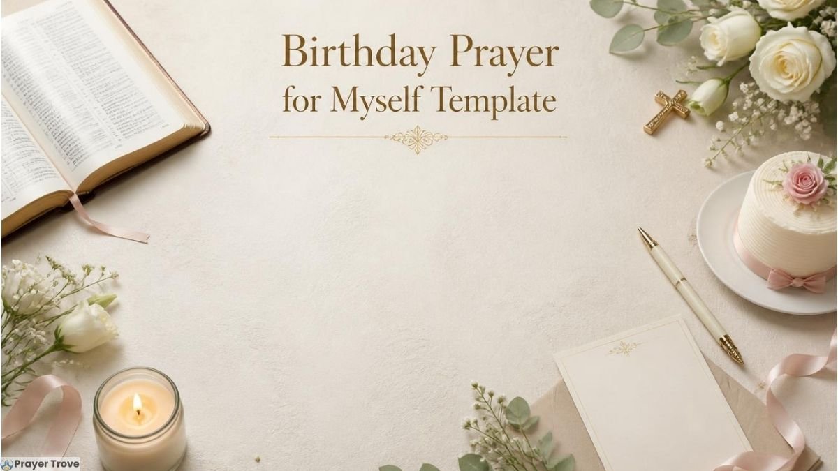 Birthday prayer for myself template