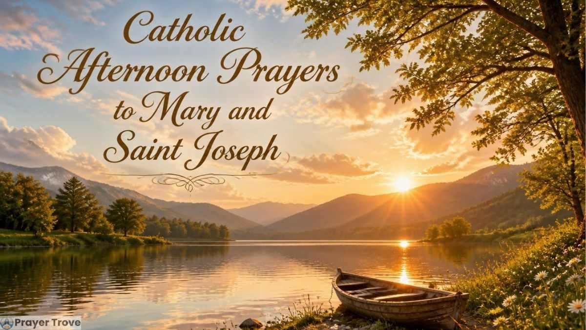 Catholic afternoon prayers to Mary and Saint Joseph