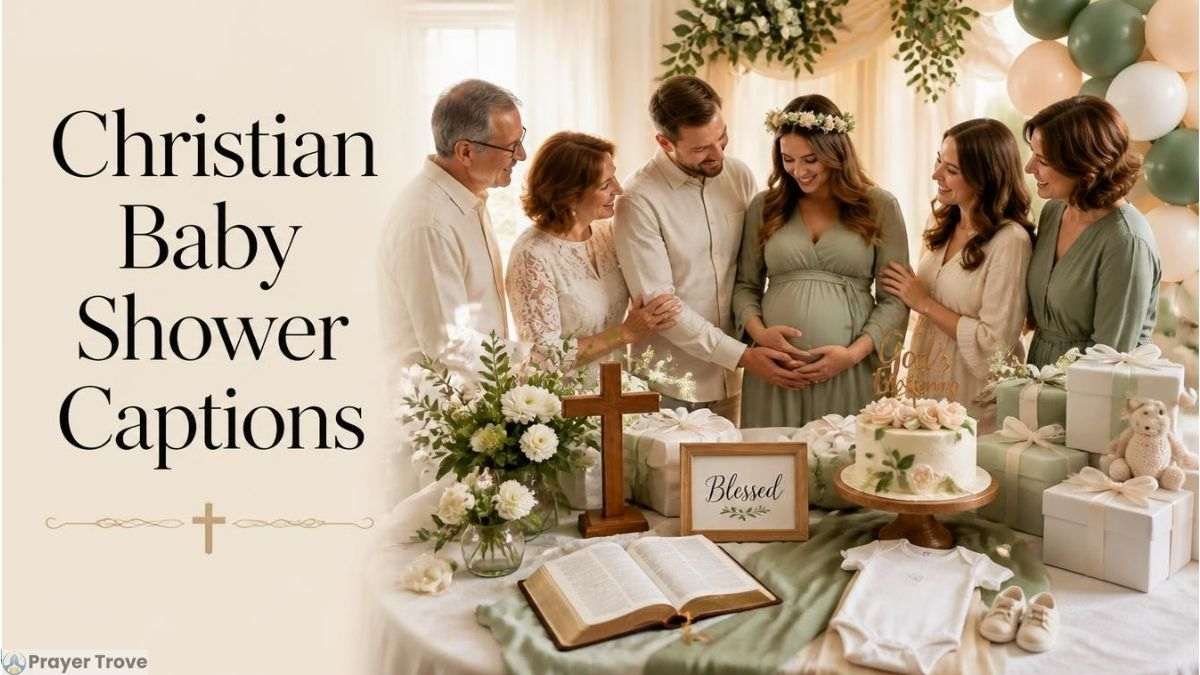Christian baby shower celebration