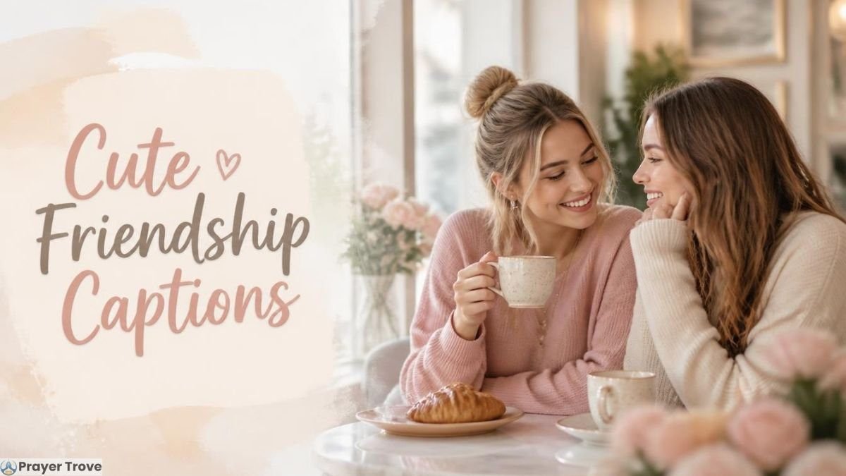 Cute friendship captions with two friends