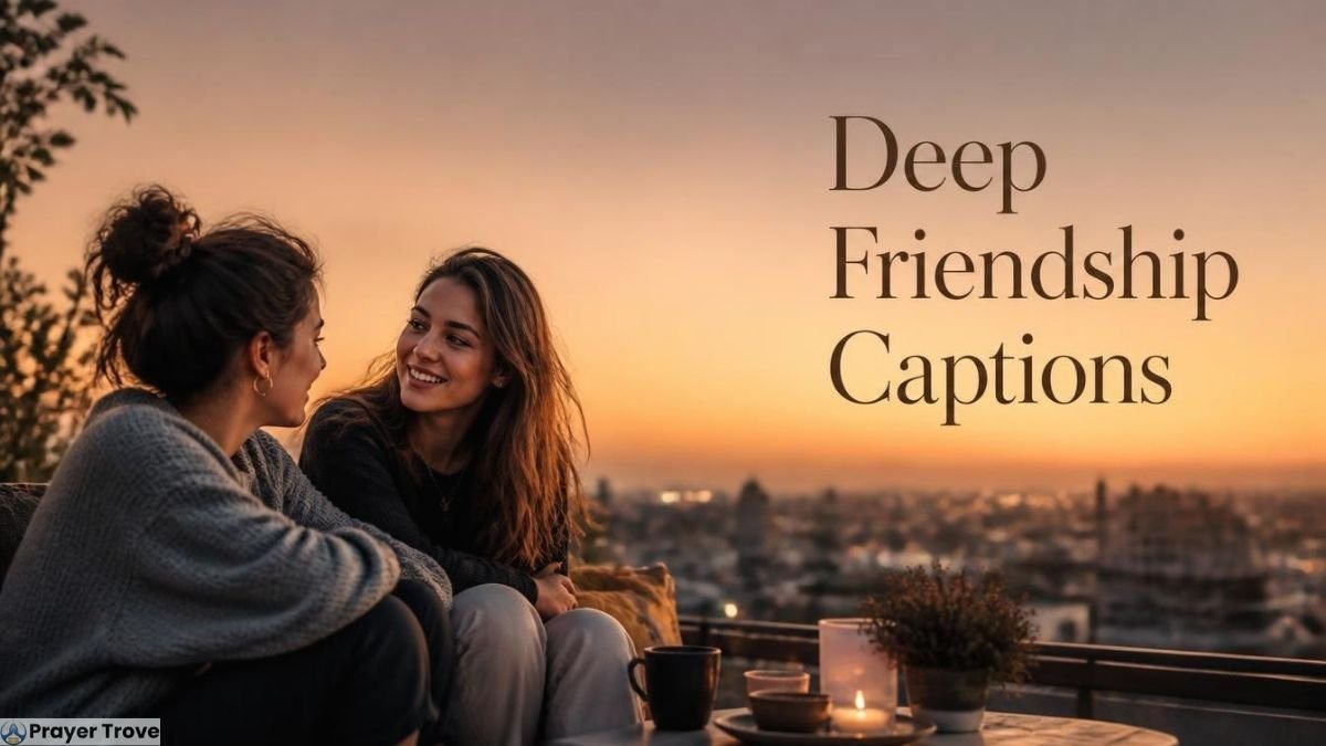 Deep friendship captions with two friends