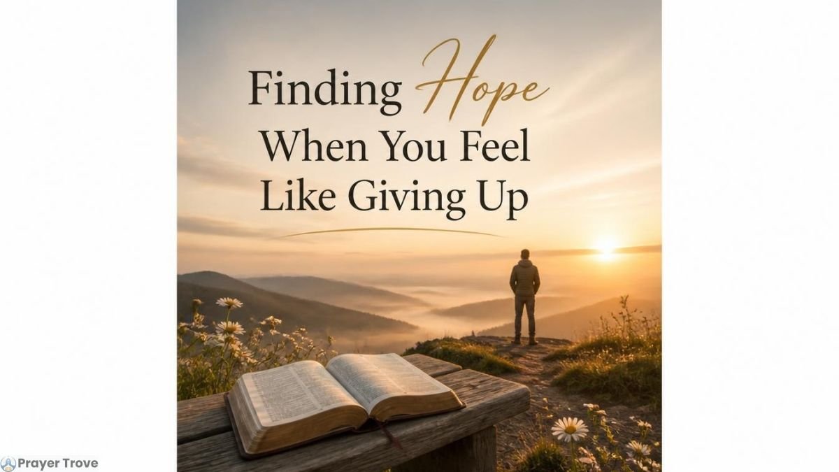 Finding hope when giving up