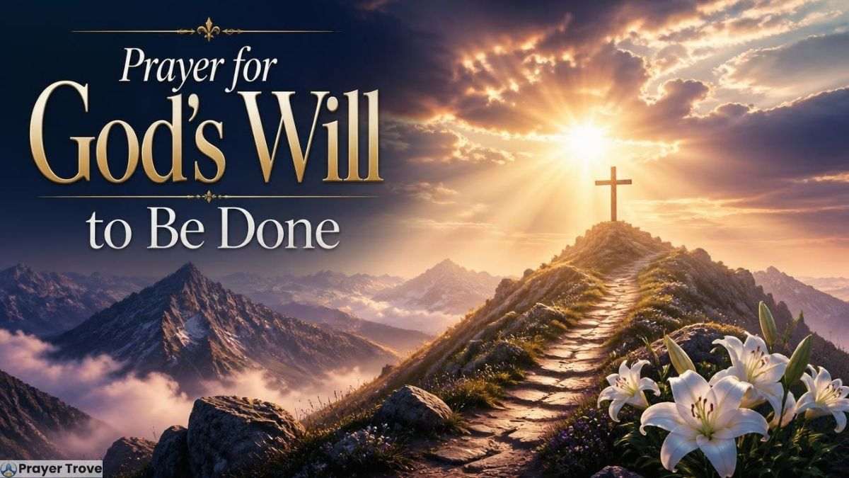 Prayer for God’s Will to Be Done