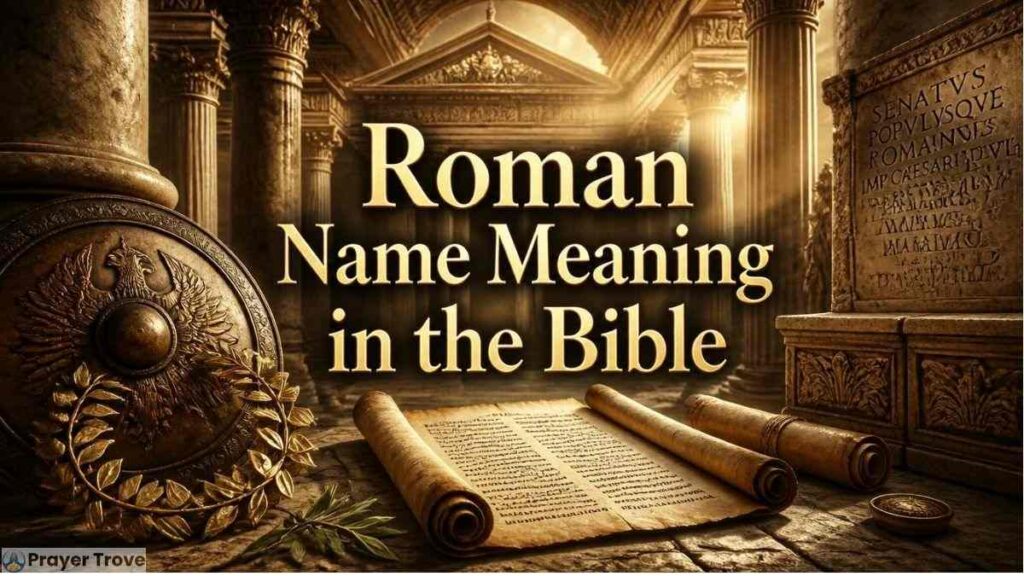Roman Name Meaning in the Bible