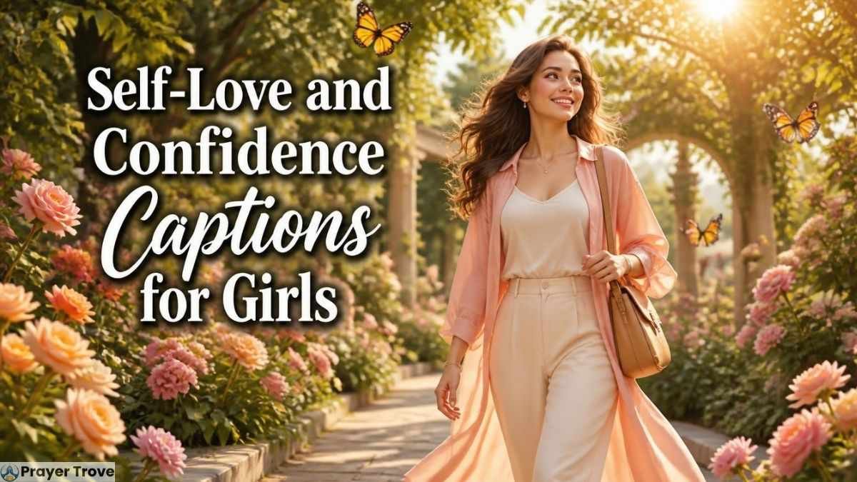Self-love and confidence captions for girls