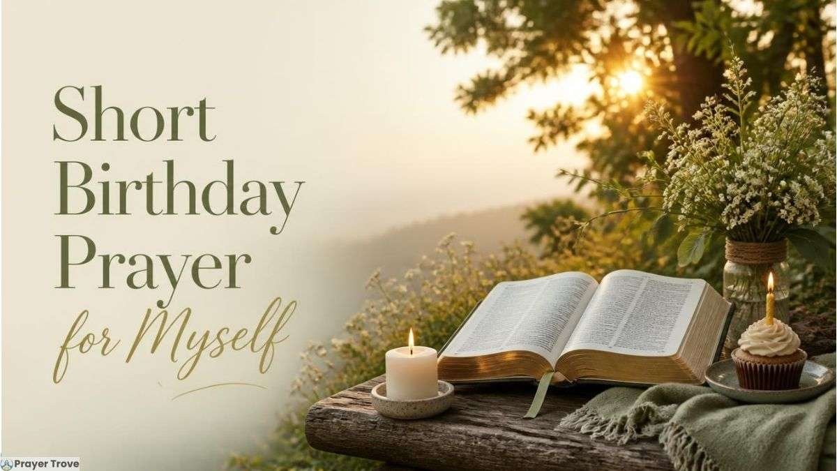 Short birthday prayer for myself
