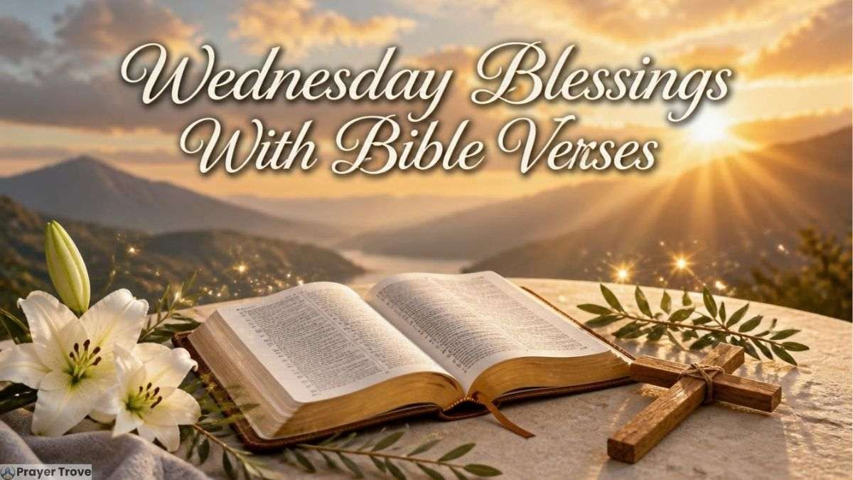 Wednesday blessings with Bible verses