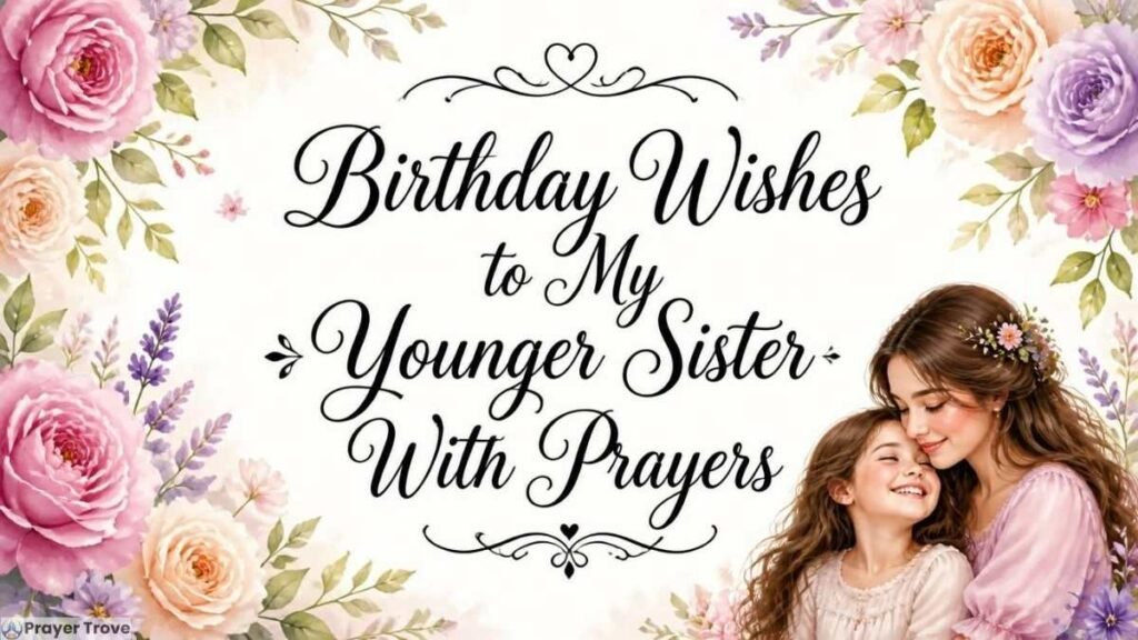 Birthday Wishes to My Younger Sister With Prayers
