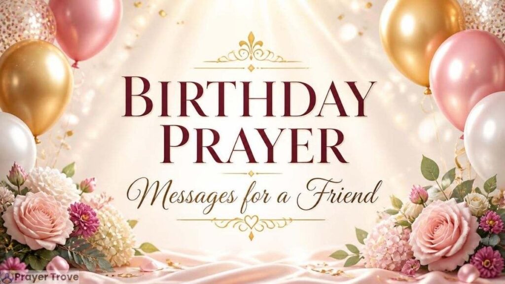 Birthday Prayer Messages for a Friend