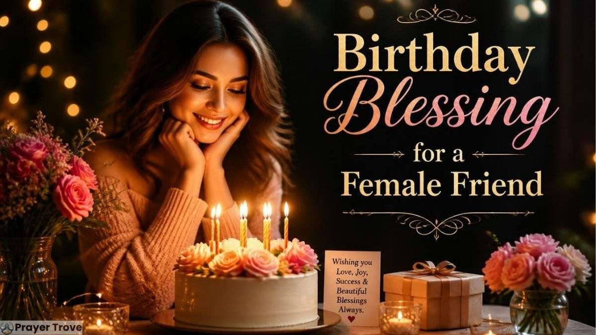 Birthday blessing for a female friend