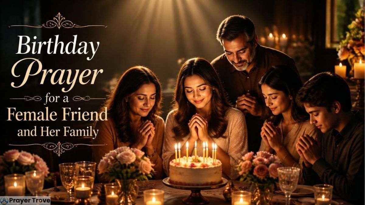 Birthday Prayer for a Female Friend and Family
