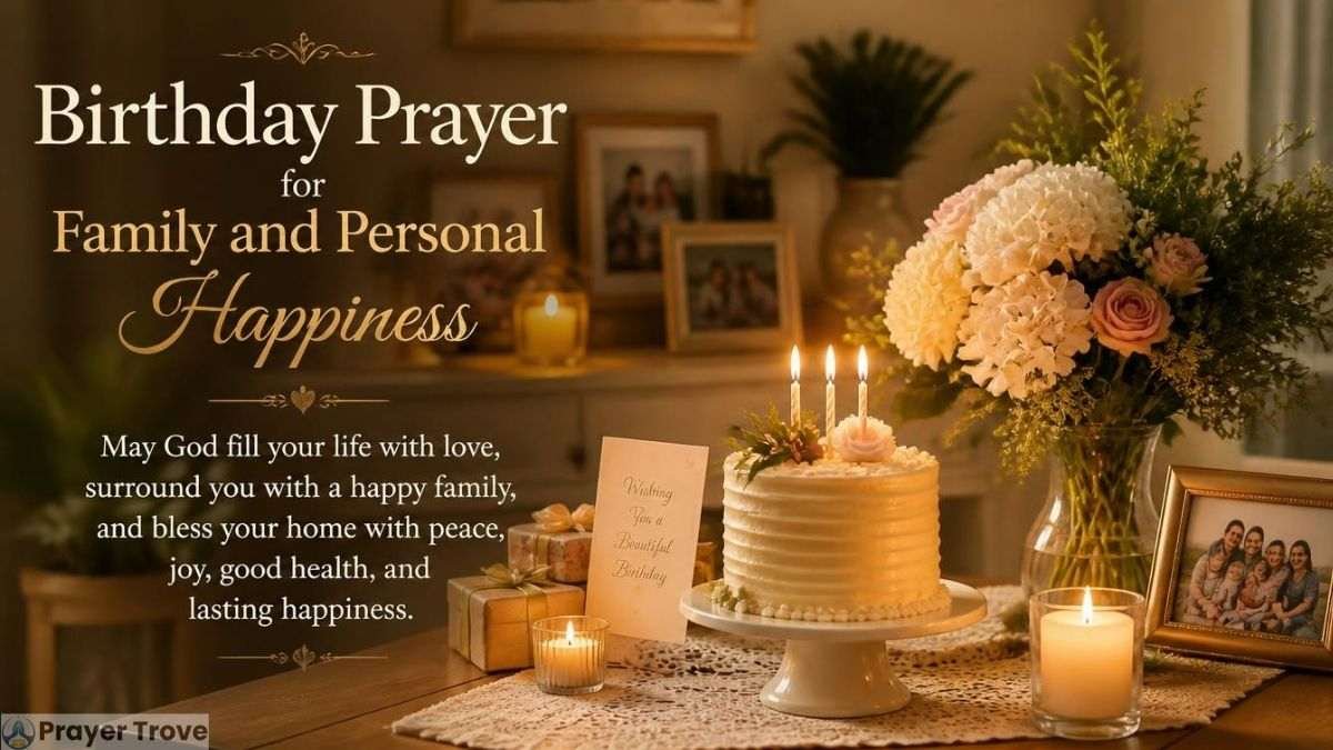 Birthday Prayer for Family Happiness