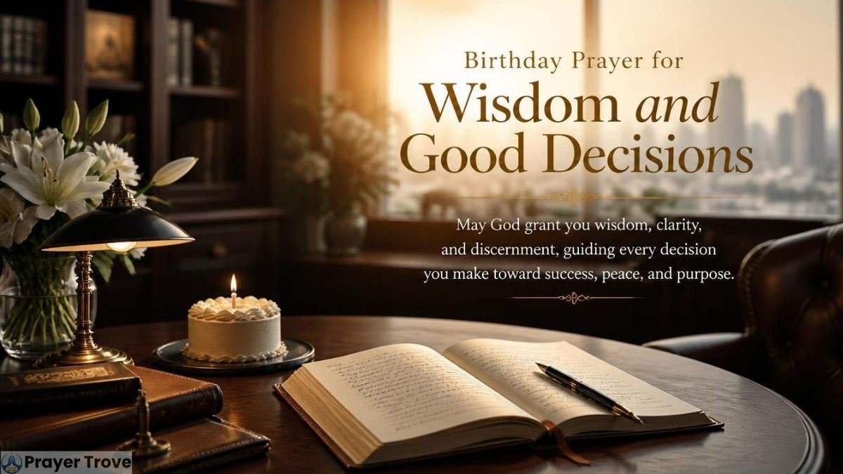 Birthday prayer for wisdom