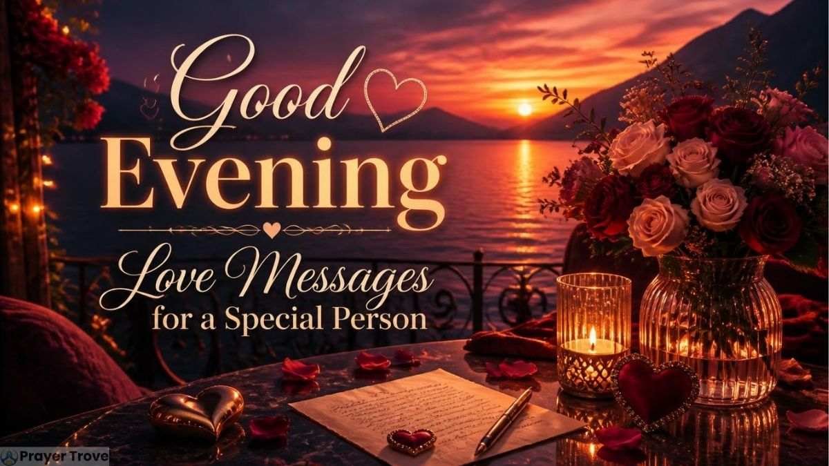 Good evening love messages for a special person