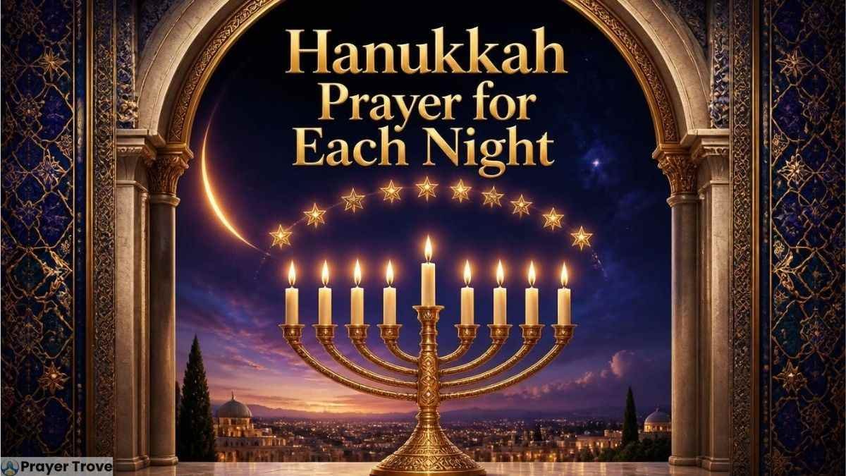 Hanukkah Prayer for Each Night