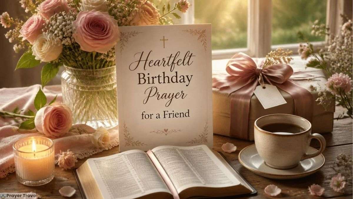Heartfelt birthday prayer for a friend