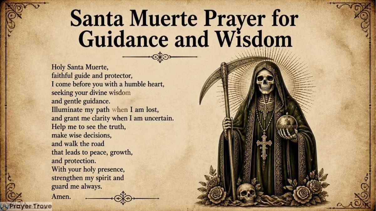 Santa Muerte prayer for guidance